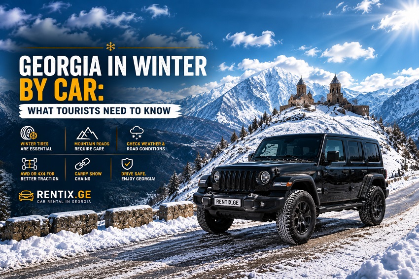 Georgia in Winter by Car: What Tourists Need to Know